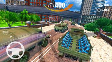 Army Games - Racing Truck Game Affiche