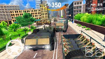 Army Games - Racing Truck Game capture d'écran 1