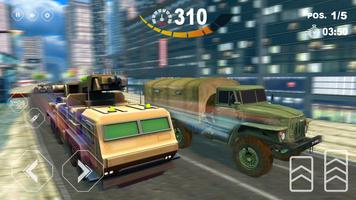 Army Games - Racing Truck Game capture d'écran 3