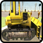 Construction Bulldozer Driving icône