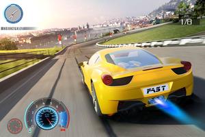 Racing Car Speed Fast โปสเตอร์