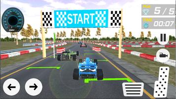 Formula Car Racing Game Affiche