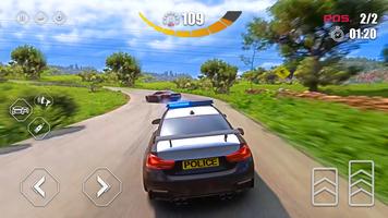 POLISI Mobil Balap permainan screenshot 1
