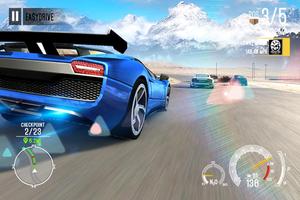 Racing Car City Speed Traffic الملصق