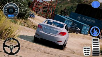 Race Car Games - Simulator Games Hyundai Accent ポスター