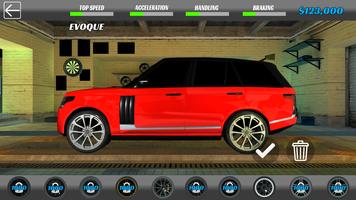 Racing Land Rover Car Simulato ảnh chụp màn hình 2