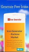 Rackons - Free Icon Generator الملصق