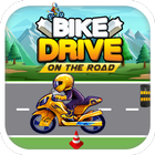 Bike Drive On The Road icon