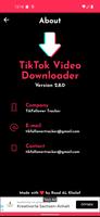 برنامه‌نما Video downloder for Tiktok عکس از صفحه