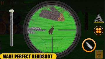 Rabbit Hunting Shooting Games capture d'écran 3