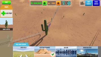 Roller Coaster Builder تصوير الشاشة 2