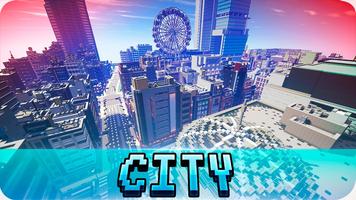 Modern Infinite City Maps MCPE Cartaz