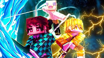 Tanjiro Demon Slayer Skin MCPE poster
