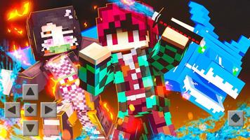 Tanjiro Demon Slayer Skin MCPE screenshot 1