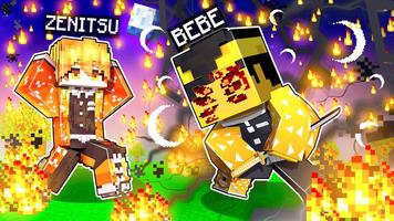 Zenitsu Demon Slayer Mod MCPE screenshot 2