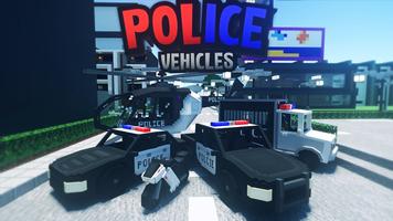 Police Vehicles Mod For MCPE постер