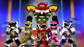 Power Ranger Skin Mod For MCPE Ekran Görüntüsü 3