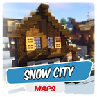 Snow City Maps For Minecraft ícone