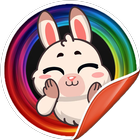 Lovely Rabbits Stickers For Whatsapp - WASticker icon