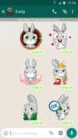 Lovely Rabbits Stickers For Whatsapp - WASticker screenshot 3