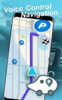 Voice Control Wαze Advice:Traffic Live Navigation captura de pantalla 3