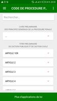 TOSSIN:Code de procédure pénal screenshot 1