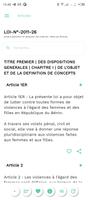 TOSSIN : Loi de la femme Bénin скриншот 1