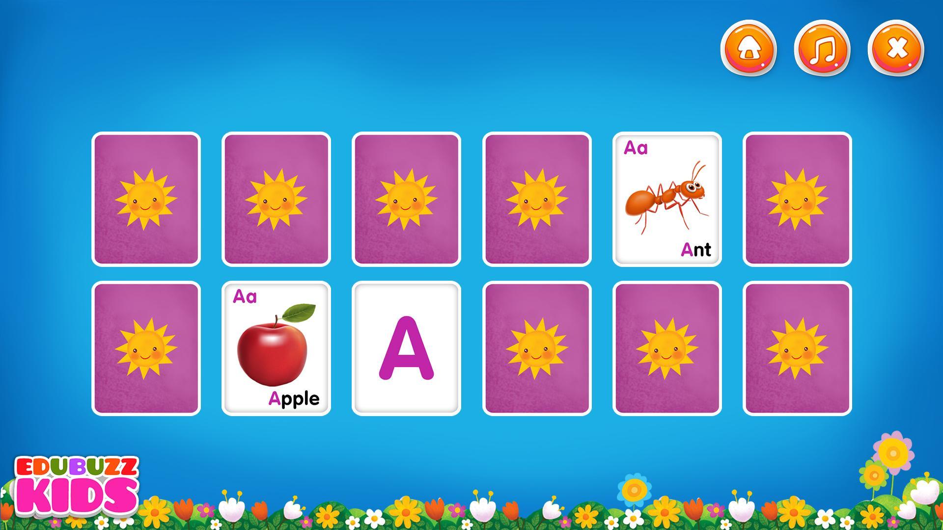 Abc Matching Game Online Alphabet Game For Preschoolers  Abc Memory Match up