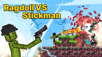 Ragdoll Playground vs Stickman poster