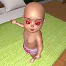 ダークイエローのお化け屋敷の赤ちゃん：怖い赤ちゃんゲーム APK