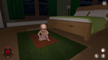 Baby in Dark Yellow Haunted House: Scary Baby Game screenshot 3