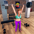 Fat Games Gym Simulator आइकन