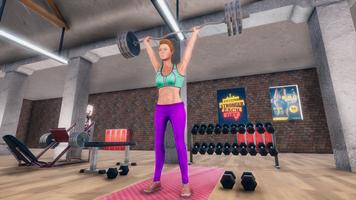 Fat Games Gym Simulator Affiche