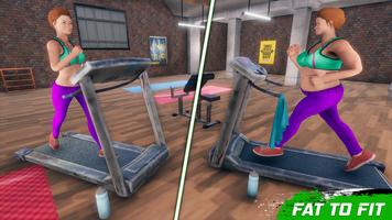 Fat Games Gym Simulator captura de pantalla 1