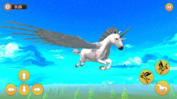 Flying Unicorn Horse Simulator screenshot 3
