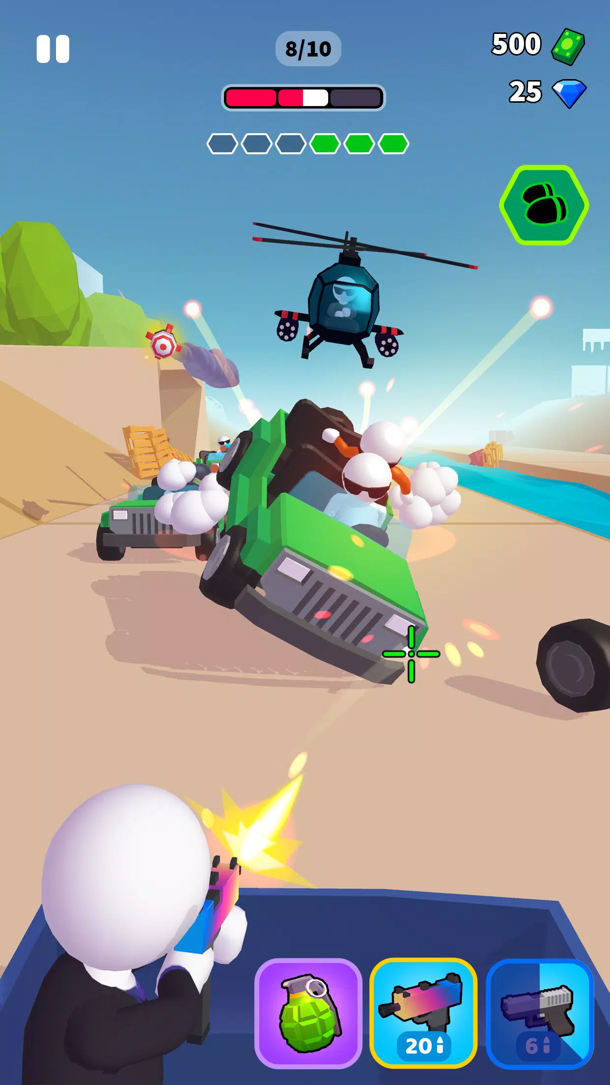 Even though the animation on the game's vertical screen is quite basic, the racing video game Rage Road incorporates real-world traffic obstacles into the game play