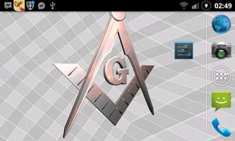 Freemason 3D Live Wallpaper captura de pantalla 2