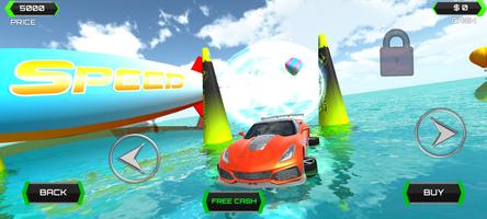 Super Cars Floating Water screenshot 1