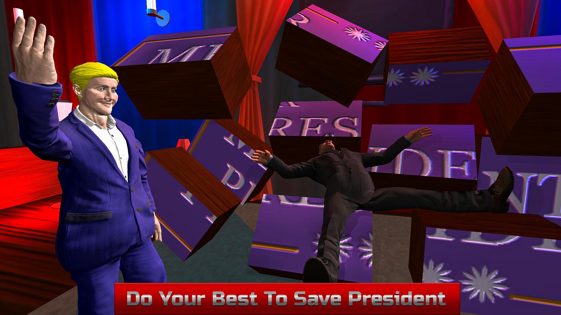 Save President game. Save the President.