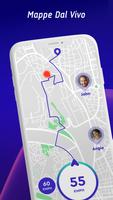3 Schermata Mappe offline, GPS, tachimetro