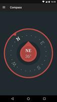 پوستر Flat Compass
