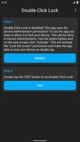 Double Click Lock captura de pantalla 2