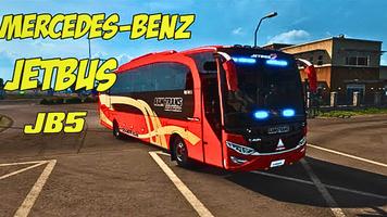 Mod Bussid Bus Jetbus 5 imagem de tela 1