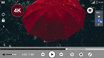 4K Video Player - Full HD Video Player скриншот 1