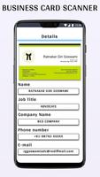 Business Card Scanner - Business Card Reader capture d'écran 1
