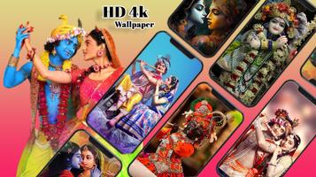 Radha Krishna Wallpaper 4k HD poster