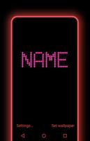 LED My Name None Live Wallpaper capture d'écran 3