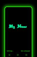 My Name Neon Affiche