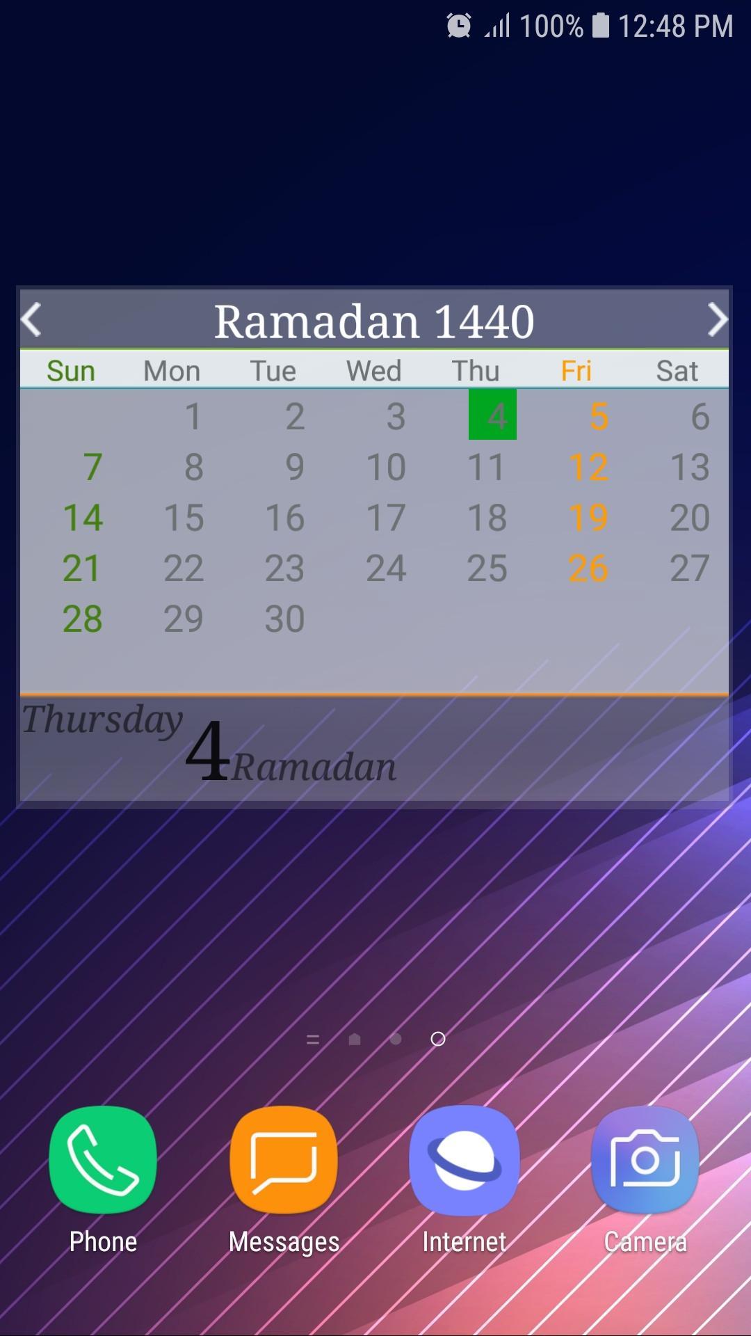 Calendrier Islamique Et Gregorien De Hijri 2019 Pour Android