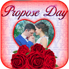 Propose Day Photo Frame Zeichen